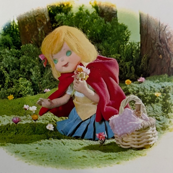 Other - 1974 The Grosset Treasury of Fairy Tales 3D Illustrations Little Red Riding Hood